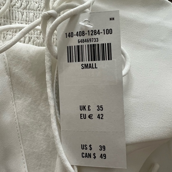 Abercrombie & Fitch Cream Satin Tank Top - Picture 4 of 4